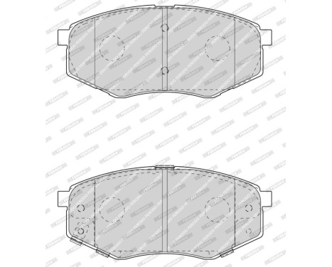 Brake Pad Set, disc brake PREMIER ECO FRICTION FDB4447 Ferodo, Image 4