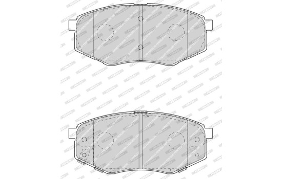 Brake Pad Set, disc brake PREMIER ECO FRICTION FDB4447 Ferodo, Image 4