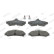 Brake Pad Set, disc brake PREMIER ECO FRICTION FDB4457 Ferodo
