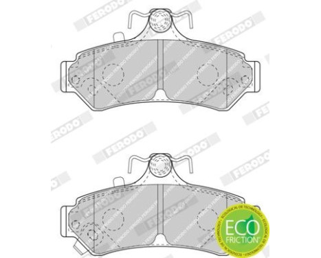 Brake Pad Set, disc brake PREMIER ECO FRICTION FDB4457 Ferodo, Image 2