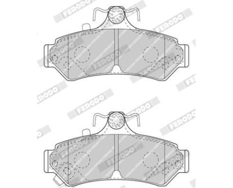 Brake Pad Set, disc brake PREMIER ECO FRICTION FDB4457 Ferodo, Image 2