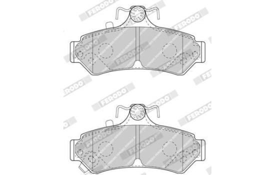 Brake Pad Set, disc brake PREMIER ECO FRICTION FDB4457 Ferodo, Image 2