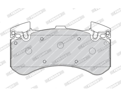 Brake Pad Set, disc brake PREMIER ECO FRICTION FDB4468 Ferodo, Image 5