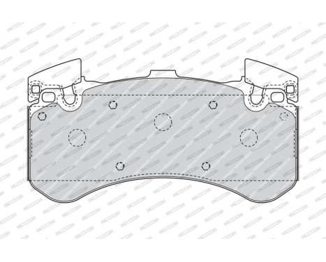 Brake Pad Set, disc brake PREMIER ECO FRICTION FDB4468 Ferodo, Image 5