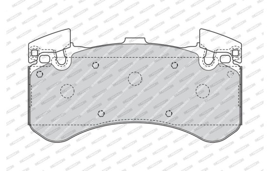 Brake Pad Set, disc brake PREMIER ECO FRICTION FDB4468 Ferodo, Image 5