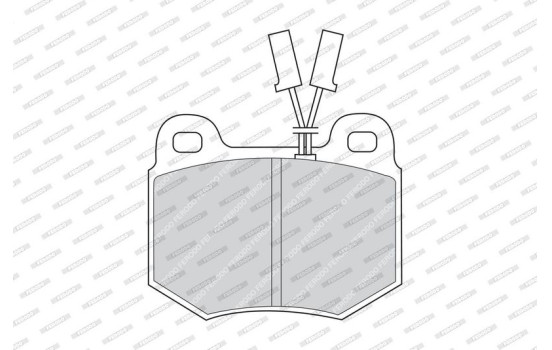 Brake Pad Set, disc brake PREMIER ECO FRICTION FDB448 Ferodo, Image 3