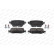 Brake Pad Set, disc brake PREMIER ECO FRICTION FDB4485 Ferodo, Thumbnail 2