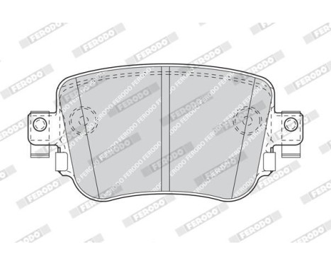 Brake Pad Set, disc brake PREMIER ECO FRICTION FDB4485 Ferodo, Image 3