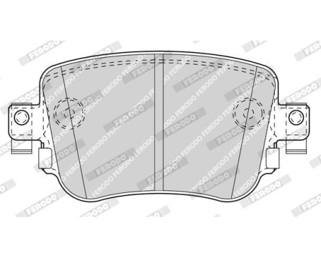 Brake Pad Set, disc brake PREMIER ECO FRICTION FDB4485 Ferodo, Image 4