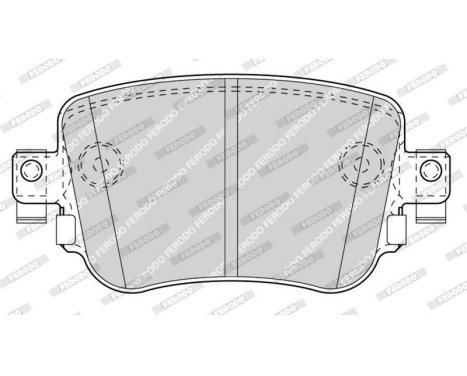 Brake Pad Set, disc brake PREMIER ECO FRICTION FDB4485 Ferodo, Image 4