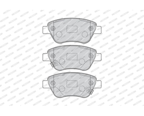 Brake Pad Set, disc brake PREMIER ECO FRICTION FDB4486 Ferodo, Image 3