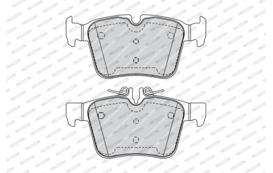 Brake Pad Set, disc brake PREMIER ECO FRICTION FDB4487 Ferodo, Image 3