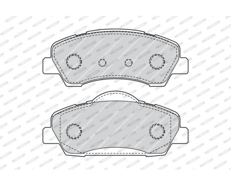 Brake Pad Set, disc brake PREMIER ECO FRICTION FDB4491 Ferodo, Image 3
