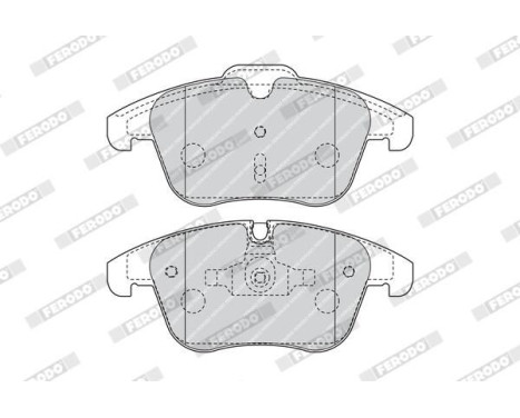 Brake Pad Set, disc brake PREMIER ECO FRICTION FDB4498 Ferodo, Image 3