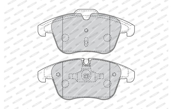 Brake Pad Set, disc brake PREMIER ECO FRICTION FDB4498 Ferodo, Image 3