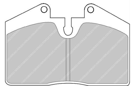 Brake Pad Set, disc brake PREMIER ECO FRICTION FDB451 Ferodo, Image 2