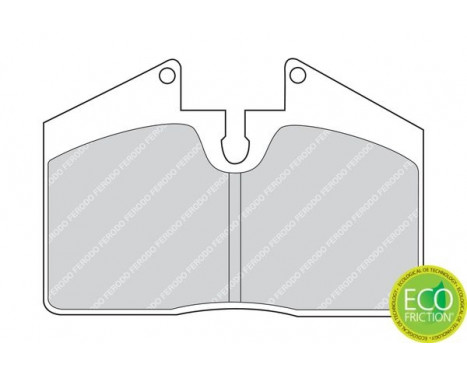 Brake Pad Set, disc brake PREMIER ECO FRICTION FDB451 Ferodo, Image 3