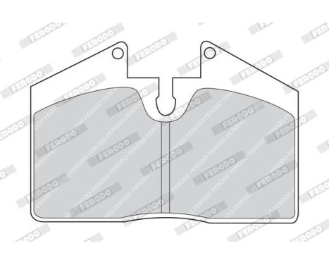 Brake Pad Set, disc brake PREMIER ECO FRICTION FDB451 Ferodo, Image 4