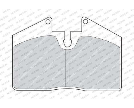 Brake Pad Set, disc brake PREMIER ECO FRICTION FDB451 Ferodo, Image 4