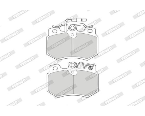 Brake Pad Set, disc brake PREMIER ECO FRICTION FDB455 Ferodo, Image 4