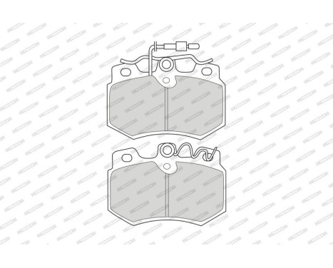Brake Pad Set, disc brake PREMIER ECO FRICTION FDB455 Ferodo, Image 4