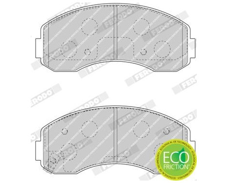 Brake Pad Set, disc brake PREMIER ECO FRICTION FDB4567 Ferodo, Image 4