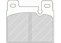 Brake Pad Set, disc brake PREMIER ECO FRICTION FDB458 Ferodo