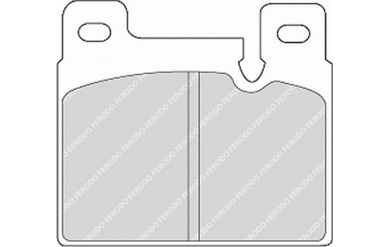 Brake Pad Set, disc brake PREMIER ECO FRICTION FDB458 Ferodo