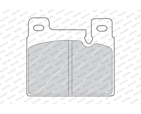 Brake Pad Set, disc brake PREMIER ECO FRICTION FDB458 Ferodo, Image 3