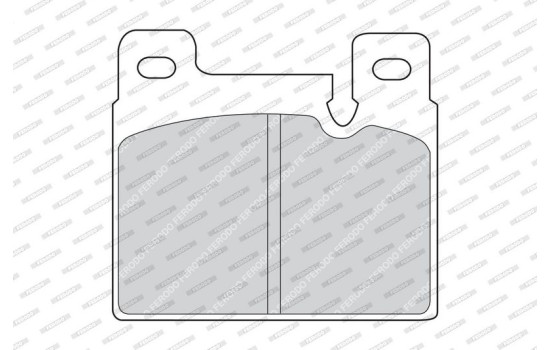 Brake Pad Set, disc brake PREMIER ECO FRICTION FDB458 Ferodo, Image 3