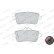 Brake Pad Set, disc brake PREMIER ECO FRICTION FDB4587 Ferodo, Thumbnail 2