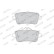 Brake Pad Set, disc brake PREMIER ECO FRICTION FDB4587 Ferodo, Thumbnail 5