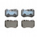 Brake Pad Set, disc brake PREMIER ECO FRICTION FDB4607 Ferodo