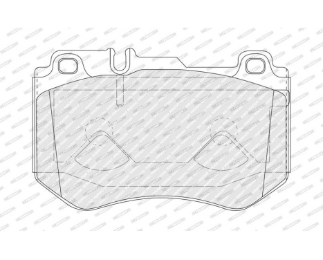 Brake Pad Set, disc brake PREMIER ECO FRICTION FDB4607 Ferodo, Image 3