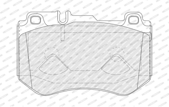 Brake Pad Set, disc brake PREMIER ECO FRICTION FDB4607 Ferodo, Image 3