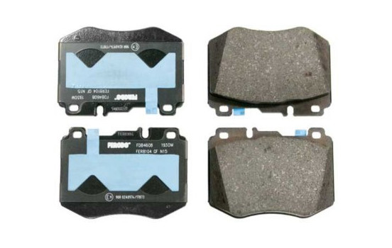 Brake Pad Set, disc brake PREMIER ECO FRICTION FDB4608 Ferodo