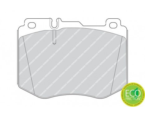 Brake Pad Set, disc brake PREMIER ECO FRICTION FDB4608 Ferodo, Image 2
