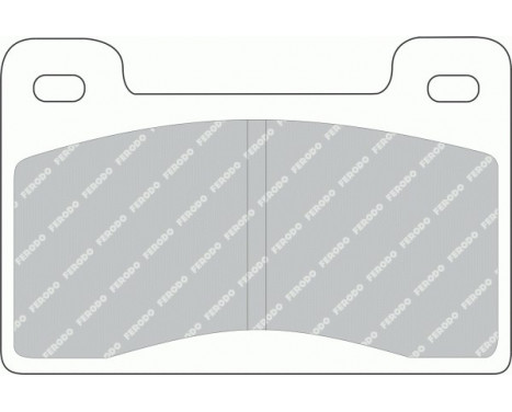 Brake Pad Set, disc brake PREMIER ECO FRICTION FDB461 Ferodo, Image 2