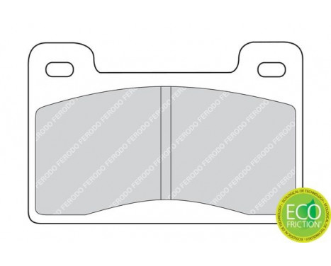 Brake Pad Set, disc brake PREMIER ECO FRICTION FDB461 Ferodo, Image 3