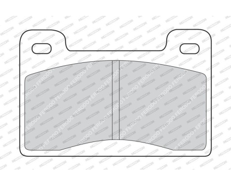 Brake Pad Set, disc brake PREMIER ECO FRICTION FDB461 Ferodo, Image 4