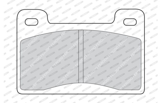 Brake Pad Set, disc brake PREMIER ECO FRICTION FDB461 Ferodo, Image 4