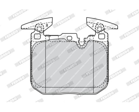 Brake Pad Set, disc brake PREMIER ECO FRICTION FDB4611 Ferodo, Image 5