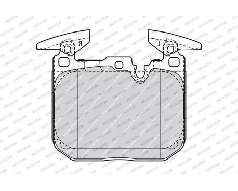 Brake Pad Set, disc brake PREMIER ECO FRICTION FDB4611 Ferodo, Image 5