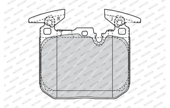 Brake Pad Set, disc brake PREMIER ECO FRICTION FDB4611 Ferodo, Image 5