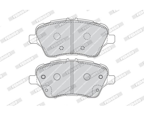 Brake Pad Set, disc brake PREMIER ECO FRICTION FDB4612 Ferodo, Image 3
