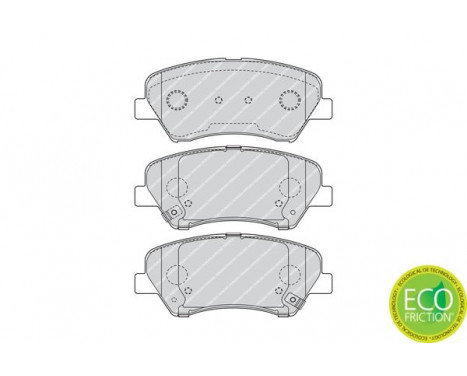 Brake Pad Set, disc brake PREMIER ECO FRICTION FDB4613 Ferodo, Image 2