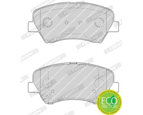 Brake Pad Set, disc brake PREMIER ECO FRICTION FDB4613 Ferodo, Image 3