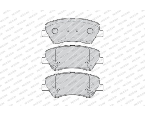 Brake Pad Set, disc brake PREMIER ECO FRICTION FDB4613 Ferodo, Image 3