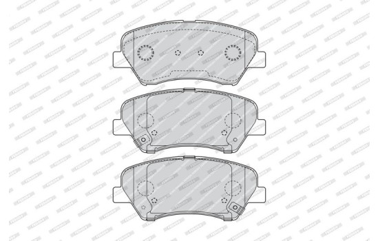 Brake Pad Set, disc brake PREMIER ECO FRICTION FDB4613 Ferodo, Image 3