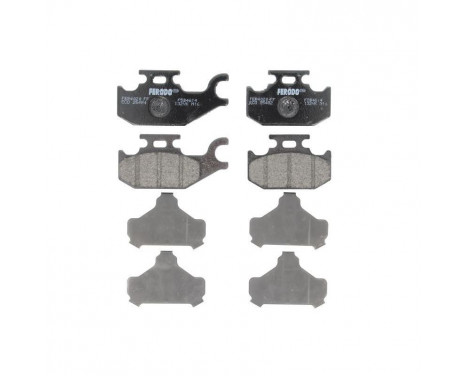 Brake Pad Set, disc brake PREMIER ECO FRICTION FDB4614 Ferodo